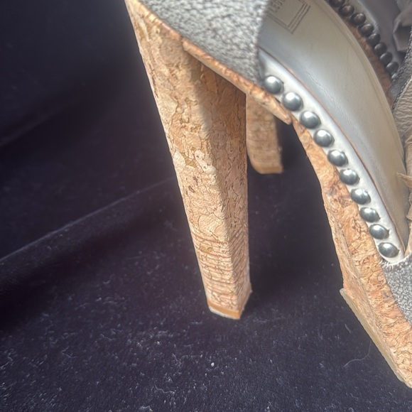 HERVE LEGER LUXURY LEATHER STRAPPY HIGH HEEL ANKLE BOOTS/ BOOTIES-9- 🍁🔥 - Picture 8 of 14